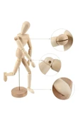 Eskiz Mankeni Ahşap Model 20 cm Manken Modelling thumbnail 7