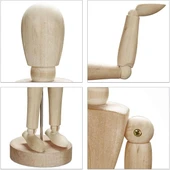 Eskiz Mankeni Ahşap Model 20 cm Manken Modelling thumbnail 3