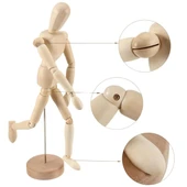 Eskiz Mankeni Ahşap Model 20 cm Manken Modelling thumbnail 2