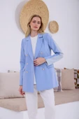SIRTI ÇİZGİLİ BLAZER CEKET thumbnail 3