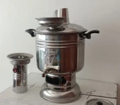 Yaren Paslanmaz Krom Çelik Semaver 6 Litre thumbnail 5