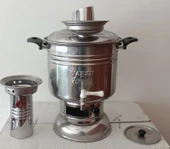 Yaren Paslanmaz Krom Çelik Semaver 6 Litre thumbnail 6