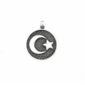 BlackCraft Gümüş Ayyıldız Erkek Kolye thumbnail 9