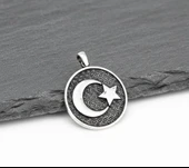 BlackCraft Gümüş Ayyıldız Erkek Kolye thumbnail 2
