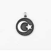 BlackCraft Gümüş Ayyıldız Erkek Kolye thumbnail 4