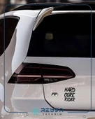 Hard Core Rider Sticker 17x17 Cm Siyah thumbnail 4