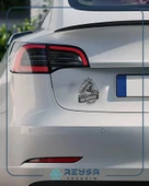 Motokros Sticker 17x17 Cm Siyah thumbnail 4