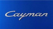 PORSCHE CAYMAN BAGAJ YAZISI KROM thumbnail 2