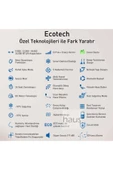 Eca Ecotech 9.000 Btu R32 A++ Inverter Split Klima thumbnail 2