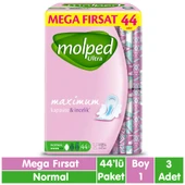 Molped Anatomik Normal Ped Mega Fırsat 44x3 132 Adet thumbnail 1