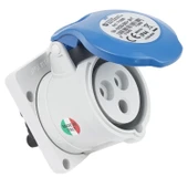 Fantom 71085 IP44 2P+E 16A 230V Kapaklı Karavan Enerji Prizi thumbnail 3