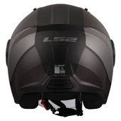 LS2 AIRFLOW 2 COVER MAT SİYAH-GRİ KASK thumbnail 5