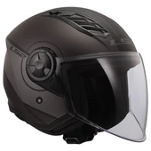 LS2 AIRFLOW 2 COVER MAT SİYAH-GRİ KASK thumbnail 8