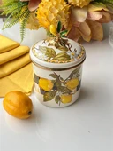 Amarillo Emaye Kavanoz 12 Cm thumbnail 1