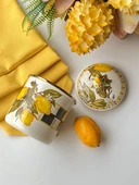 Amarillo Emaye Kavanoz 12 Cm thumbnail 2