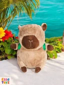 Sevimli Capybara Peluş yumuşacık dostunuz (33 cm) thumbnail 4