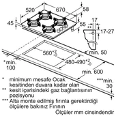 BOSCH POP7C6P30O CAM ANKASTRE OCAK thumbnail 2