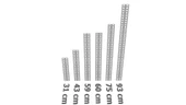 4 Adet Paslanmaz Siperlik - Siperatör, Koruma  59 cm thumbnail 1