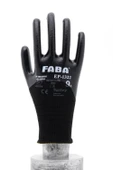 Faba EP-1322 Siyah Nitril Polyester Eldiven-XL thumbnail 1