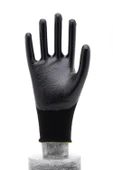 Faba EP-1322 Siyah Nitril Polyester Eldiven-XL thumbnail 2
