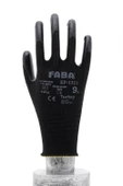 Faba EP-1321 Siyah Nitril Polyester Eldiven-XL thumbnail 1