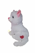 Şeker Adası Kar Beyaz Peluş Kedi 28 Cm--skradapelus47 thumbnail 2