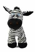 Şeker Adası Sevimli Çizgili Peluş Zebra 28 Cm - Hediyelik Uyku Ve Oyun Arkadaşı Peluş Eşek Zebra Oyuncak thumbnail 2