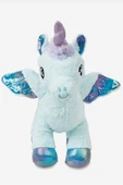 Şeker Adası Kanatlı Unicorn At 30 Cm Oyuncak Mint Peluş Pony At Uyku Ve Oyun Arkadaşı Mama thumbnail 2