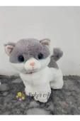 Şeker Adası Sevimli Ayakta Duran Miyavlayan Peluş Kedi 20 Cm Sesli Kedi Oyuncak 2 thumbnail 2