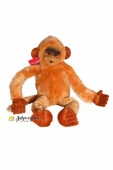 Şeker Adası Sevimli Sensörle Harekete Duyarlı Ses Çıkaran Peluş Maymun 50 Cm Monkey Kukuli thumbnail 2