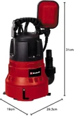 Einhell Gc-dp 7035 LL Kirli Su Dalgıç Pompa – 4181570 thumbnail 2