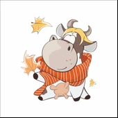 SonBahar İnek Sticker thumbnail 1