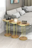 Zigon Sehpa Terra Gold Ceviz thumbnail 1