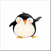 Sevimli Penguen Sticker thumbnail 1