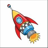 Roket Sticker thumbnail 1