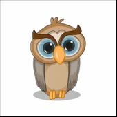 Baykuş Duvar Sticker thumbnail 1