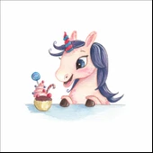 Unicorn Duvar Sticker thumbnail 1