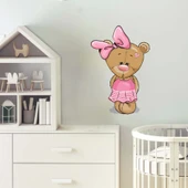Pembe Elibseli Ayıcık Sticker thumbnail 2