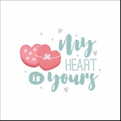 My Heart Is Yours Kalpli Sticker thumbnail 1