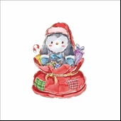 Hediye Penguen Sticker thumbnail 1