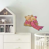 Birbirine Sarılan Ayılar Sticker thumbnail 2