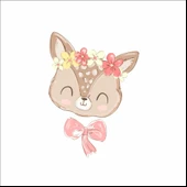 Sevimli Geyik Sticker thumbnail 1