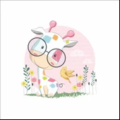 Sevimli Zürafa Sticker thumbnail 1
