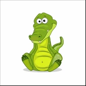 Sevimli Timsah Sticker thumbnail 1