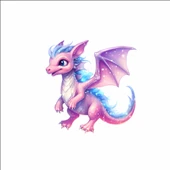 Sevimli Ejder Sticker thumbnail 1