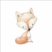 Sevimli Tilki Sticker thumbnail 1