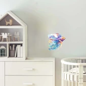Gökkuşağı Beta Balığı Duvar Stickerı thumbnail 1