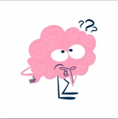 Şaşkın Beyin Duvar Sticker'ı thumbnail 1