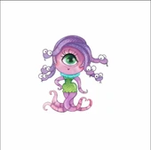 Canavar Gözü Detaylı Duvar Stickerı thumbnail 1