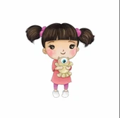 Minik Boo Çocuk Odası Stickerı thumbnail 1